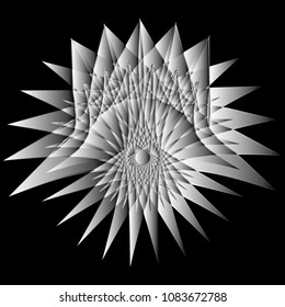 Geometric patterns etudes pentograms of design and interiors