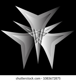 Geometric patterns etudes pentograms of design and interiors