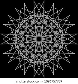 Geometric patterns etudes pentograms of design and interiors