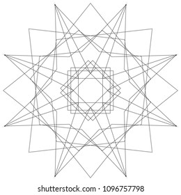 Geometric patterns etudes pentograms of design and interiors