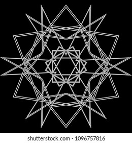 Geometric patterns etudes pentograms of design and interiors