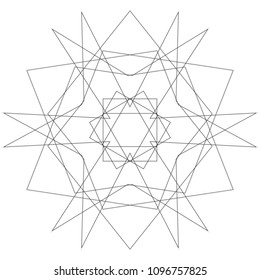 Geometric patterns etudes pentograms of design and interiors