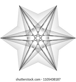 Geometric patterns etudes pentograms of design and interiors