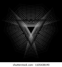 Geometric patterns etudes pentograms of design and interiors