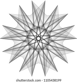Geometric patterns etudes pentograms of design and interiors