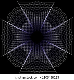 Geometric patterns etudes pentograms of design and interiors
