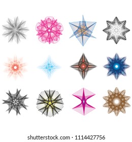Geometric patterns etudes pentograms of design and interiors