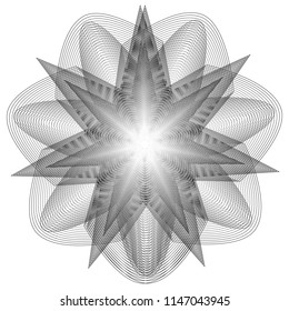 Geometric patterns etudes pentograms of design and interiors