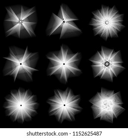 Geometric patterns etudes pentograms of design and interiors