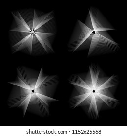 Geometric patterns etudes pentograms of design and interiors