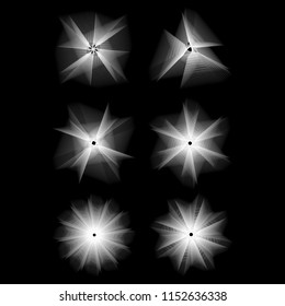 Geometric patterns etudes pentograms of design and interiors
