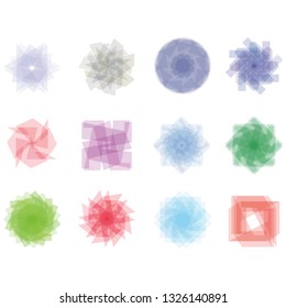 Geometric patterns etudes pentograms of design and interiors