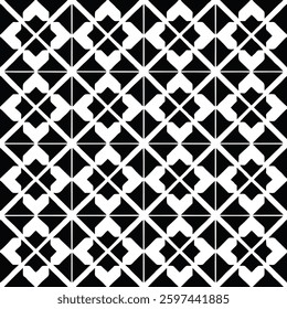 Geometric patterns evoke minimalist sophistication