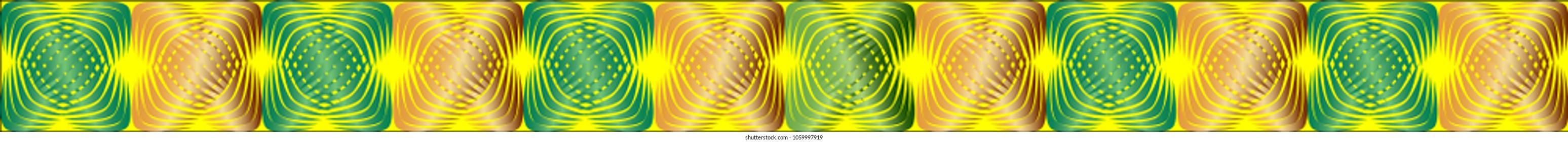 Geometric patterns with gradient fill and optical effects.