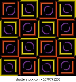 Geometric patterns with a gradient fill in the vector, giving hope.