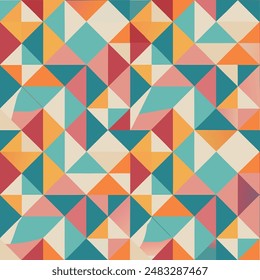 geometric patterns minimalist colorful scrapbook paper
