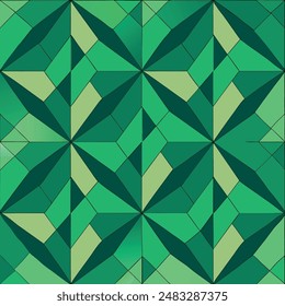 geometric patterns minimalist sage green dark gree scrapbook paper