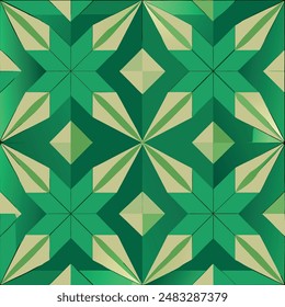 geometric patterns minimalist sage green dark gree scrapbook paper