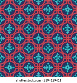 Geometric patterns, no floating, can be connected in all directions, vector file
