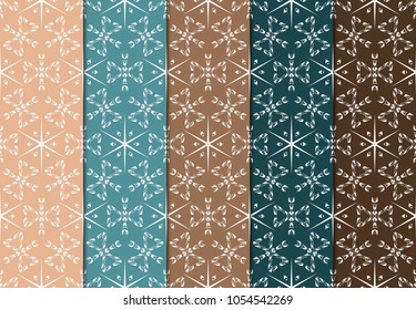 Geometric Patterns. Seamless Monochrome Colors Linear set Background. Line Art. For Fashion Background, Wallpaper, Home Decor, Interior Design. Vector illustration