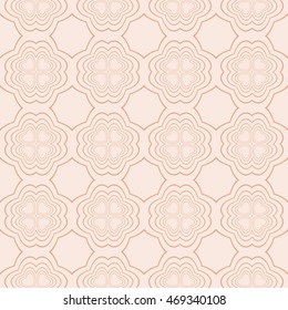 geometric patterns. seamless texture. vector. beige, pastel color. for interior design, printing, textile industry