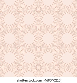 geometric patterns. seamless texture. vector. beige, pastel color. for interior design, printing, textile industry