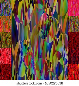Geometric Patterns Set from 11 seamless background . Tile set with seamless pattern. Colorful backdrop for fabric print, furniture, wallpaper, fashionable textile. Circle design elements
