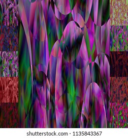 Geometric Patterns Set from 11 seamless background . Tile set with seamless pattern. Colorful backdrop for fabric print, furniture, wallpaper, fashionable textile. Circle design elements