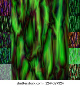 Geometric Patterns Set from 11 seamless background . Tile set with seamless pattern. Colorful backdrop for fabric print, furniture, wallpaper, fashionable textile. Circle design elements