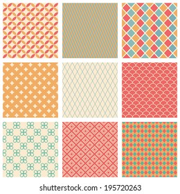 geometric patterns set design. vector illustration