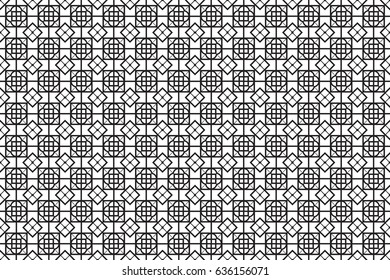 Geometric patterns of the shape. seamless ornament. Vector illustration. For wallpaper design, prints, interior decoration