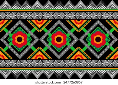 Geometric patterns with simple shapes. Tribal and ethnic fabrics. African, American, Mexican, Indian styles.