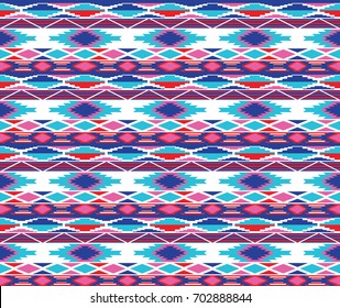 Geometric patterns. South American motives. Seamless pattern.