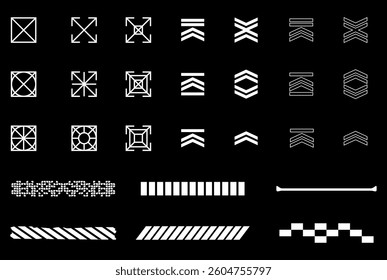 Geometric Patterns – Squares, Circles, Line, Solid, Neotech