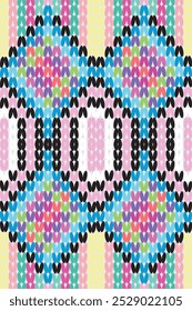 Geometric Patterns: Geometric patterns such as triangles, squares and zigzag lines are often used in weaving, jewellery making and decorating various appliances. These patterns have specific meanings 