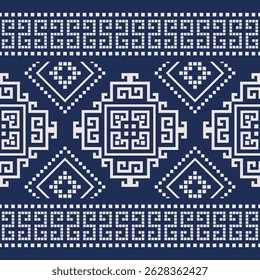 Geometric patterns for Thai silk weaving or embroidery