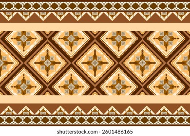 Geometric Patterns Vector brown color