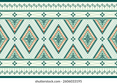 Geometric Patterns Vector green color