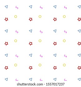 geometric patterns with white background