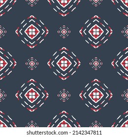 Geometric Pattern.seamless pattern traditional Design for background,Black vector geometry abstract background wallpaper.Traditional ornament. Geometric background.