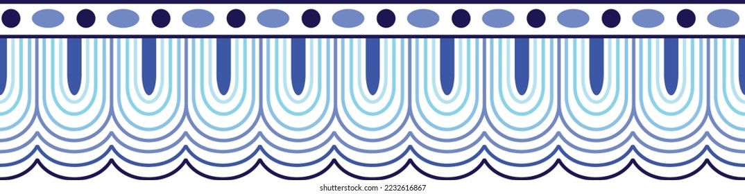 geometric pattern,seamless vector, border modern pattern