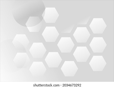diseño geométrico de fondo del pentágono. Diseño de color blanco y crema