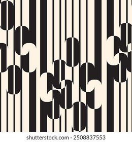 Geometrisches Klavier
Dekoratives, nahtloses Muster. Wiederholter Hintergrund. Kachelbarer Tapetendruck.
