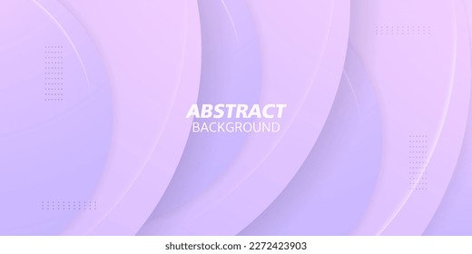 Geometric pieces circle diagonal purple,blue, and pink background. papercut layered design with mesh. Eps10 vector