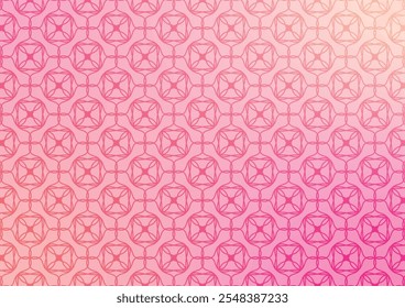 Geometric pink art squares abstract vector illustration.
