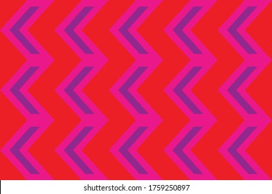 Geometric pink background with pointers. Vector graphics and design.