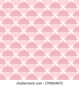 Geometric pink repeat pattern design