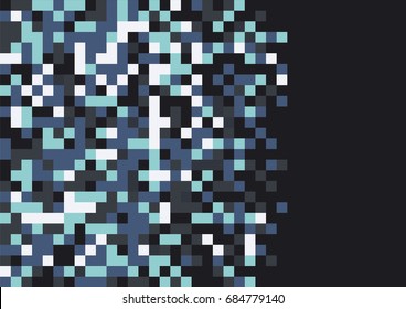 Geometric Pixel Art Background
