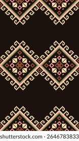 Diseño geométrico de la tela del pixel con los bloques futuristas retro del color