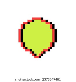  Geometric pixel retro texting dialogue boxes. Colored 90s game quote frame vector speech bubbles .
